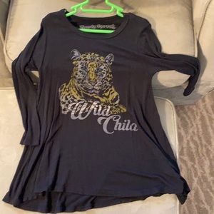 Rowdy Sprout wild child shirt/tunic